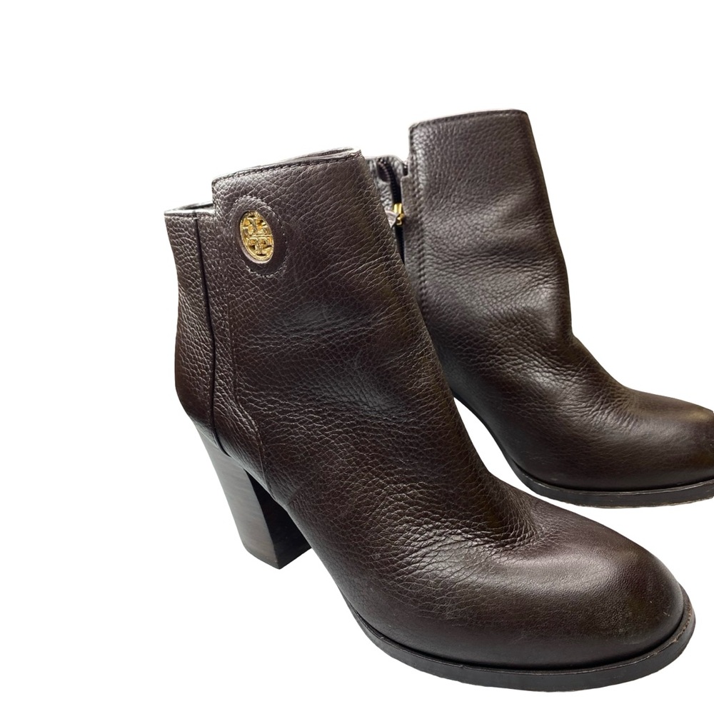 Tory Burch Dark Brown Ankle Booties - Picture 7 of 14